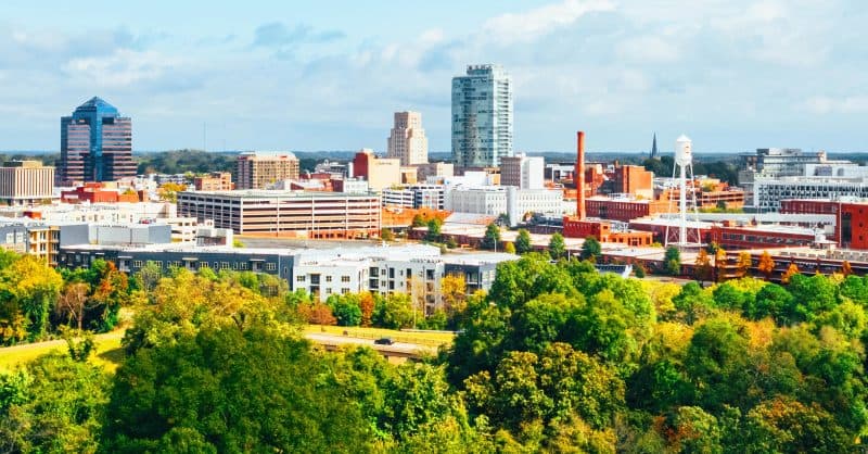 Durham city view